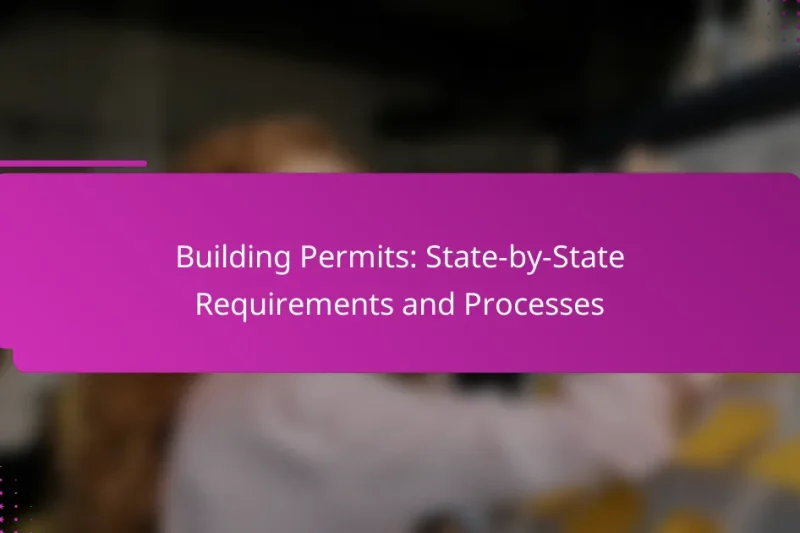 Строительные разрешения: требования и процессы по штатам