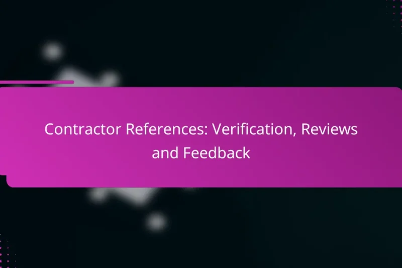 Ссылки подрядчиков: проверка, отзывы и обратная связь