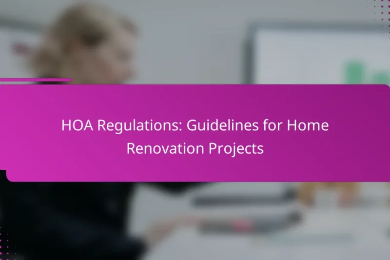 Правила HOA: Руководство по проектам ремонта дома